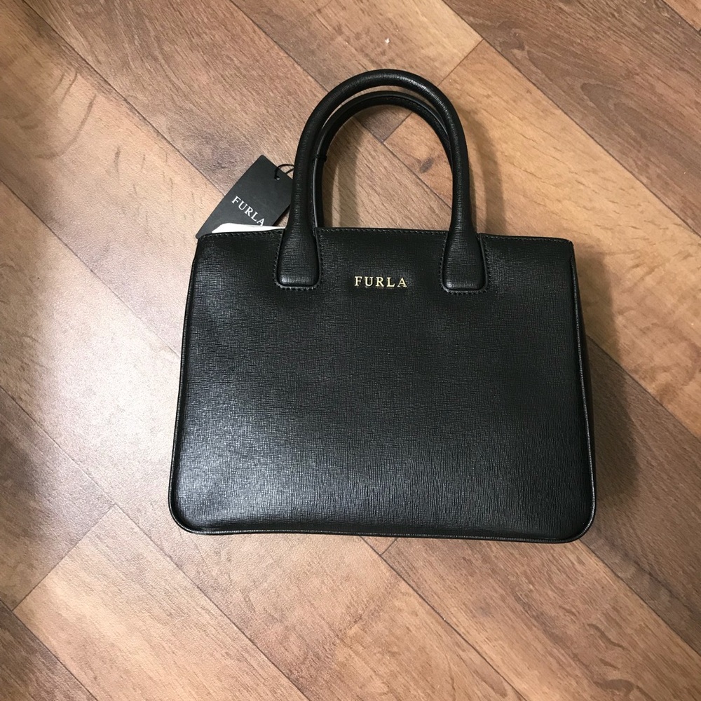Black Furla bag